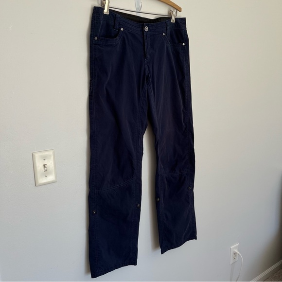 Kuhl Womens Splash Metro Pants Size 12 Roll Up Convertible Navy Hiking - Picture 2 of 14